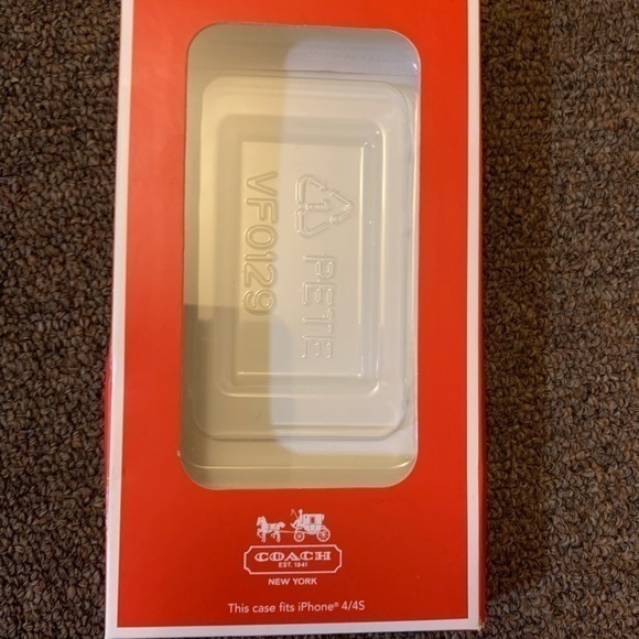 iPhone 4 coach phone case. Comes with box. - Picture 4 of 5